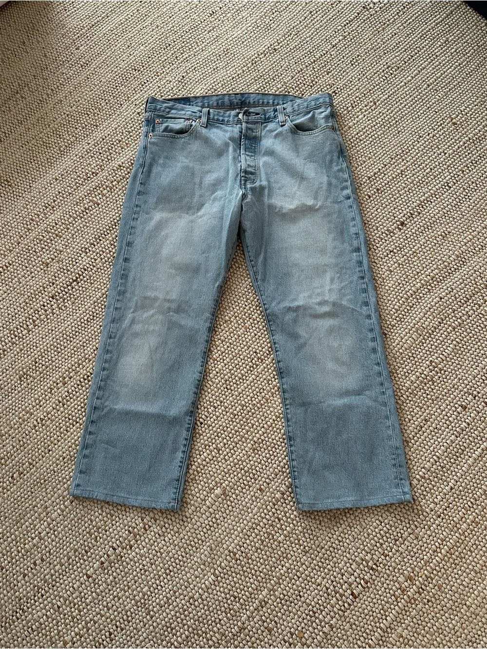 Levi’s 501 light wash denim jeans 34 nudie
